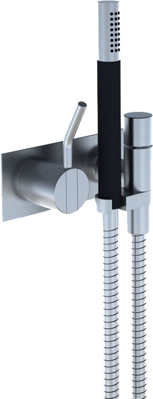 Miscelatore da doccia-set di montaggio finale Vola Bianco opaco