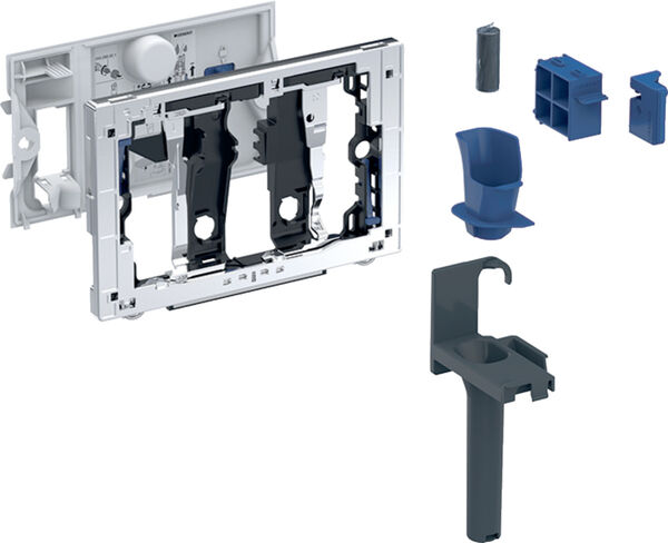 Clapet d'introduction pour cube de nettoyage Geberit Chrom&eacute; image number 0