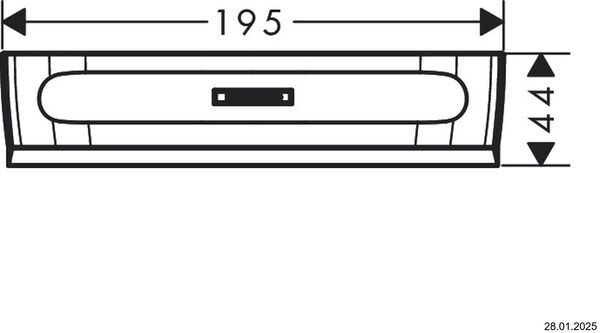 Duschabzieher Hansgrohe WallStoris weiss matt image number 1