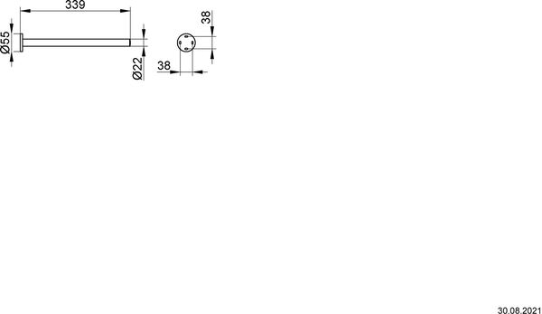 Handtuchhalter Keuco Plan verchromt image number 1