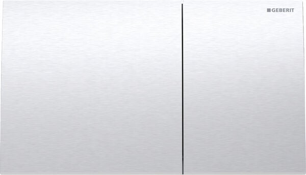 Plaque de d&eacute;clenchement Geberit Sigma70 square Acier inoxydable bross&eacute; image number 0