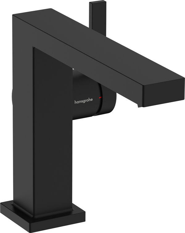 Einlochmischer Hansgrohe Tecturis E schwarz matt image number 0