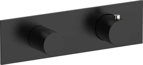 M&eacute;langeur de bain et de douche-set de montage final Fantini Myo Noir mat