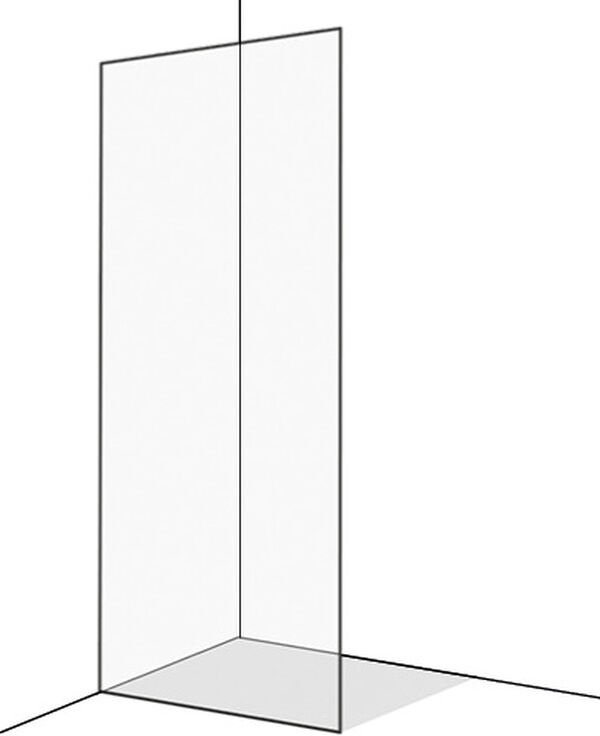 Freistehende Seitenwand Koralle X88 Free GT, Breite 160,1 - 180 cm, Band links, ohne mechanische image number 0