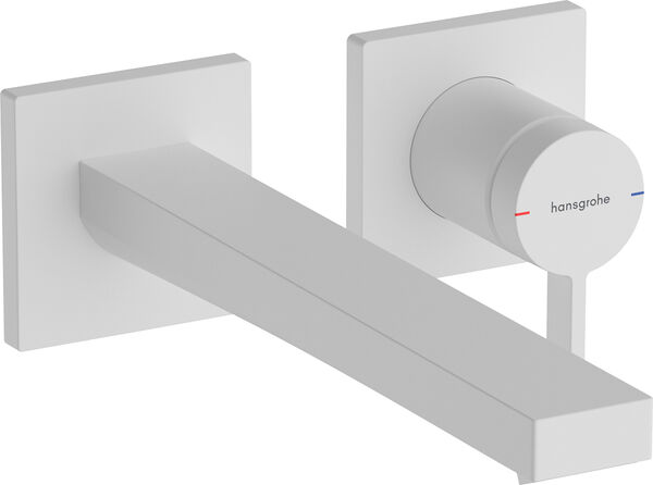 Wandmischer-Endmontageset Hansgrohe Tecturis E weiss matt image number 0