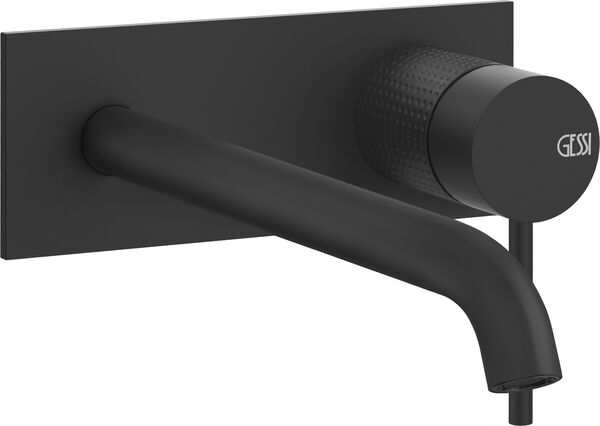 Wandmischer-Endmontageset Gessi 316, ½" schwarz matt cesello image number 0