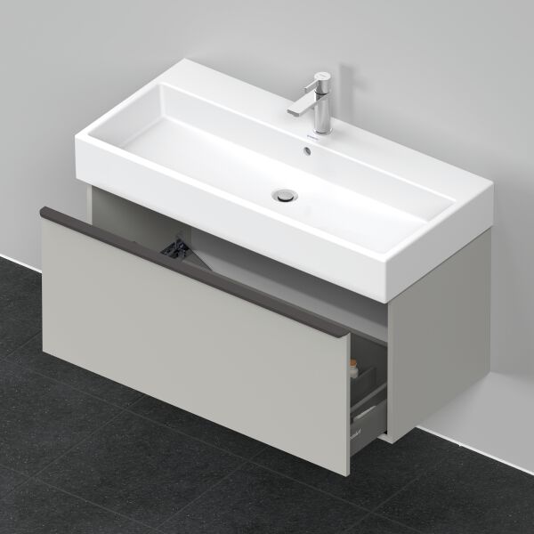 Waschtischmöbel Duravit D-Neo betongrau matt image number 3