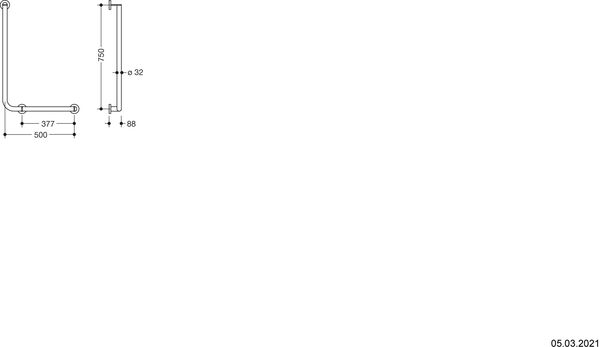 Winkelgriff Hewi 900 Weiss matt image number 1