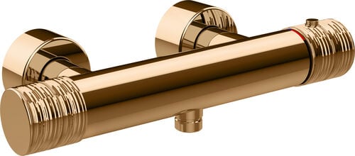 M&eacute;langeur de douche Gessi Habito Warm bronze PVD Trame