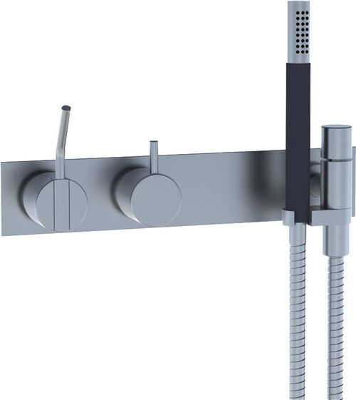 Duschenmischer-Endmontageset Vola Edelstahl matt