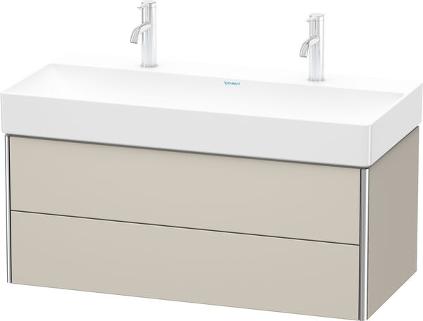 Waschtischmöbel Duravit XSquare, Breite 98,4 cm, Höhe 39,7 cm, Tiefe 46 cm, 2 Schubladen, image number 0