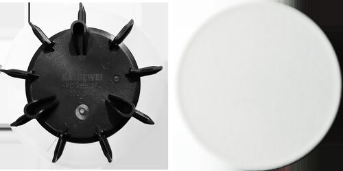 Copertura dello scarico KA 90 Bianco fondo antisdrucciolo Invisible Grip