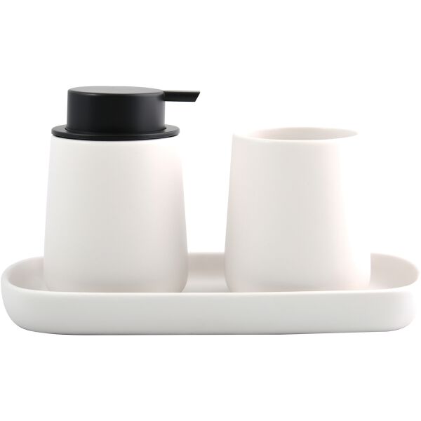 Tazza per i denti Spirella Maonie bianco opaco image number 2