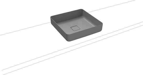 Auflegewaschtisch Kaldewei Miena 40 x 40 cm Cool grey 30 image number 0