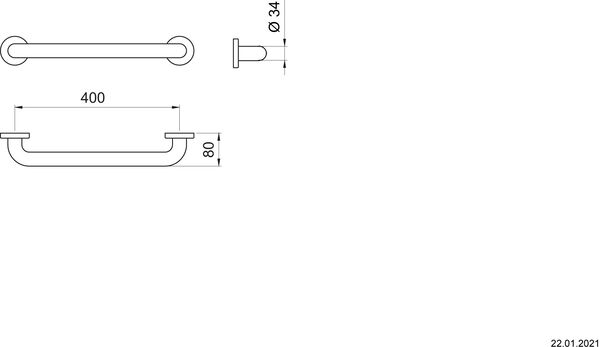 Haltegriff Nosag Nylon Serie 300 weiss image number 1
