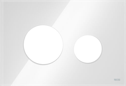 Plaque de d&eacute;clenchement Tece Loop Blanc