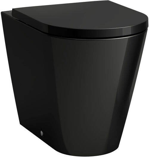 Stand-Klosett Laufen Kartell rimless Schwarz