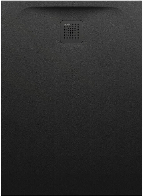 Duschenwanne Laufen Pro Superflach 110 x 80 cm schwarz matt