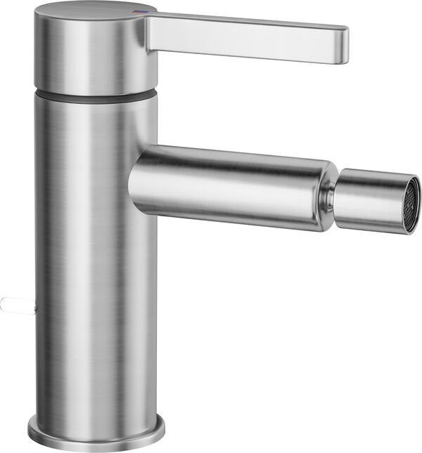 Miscelatore per bidet KWC Bevo, bocca fissa, s 115 mm, ugello orientabile, piletta di scarico, image number 0