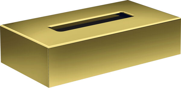 Distributeur de mouchoirs en papier Axor Universal Circular Polished gold optic image number 0
