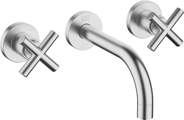 Wandbatterie-Endmontageset Dornbracht Tara. chrome matt image number 0