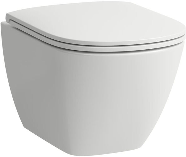 Wand-Klosett Laufen Lua compact rimless weiss image number 0