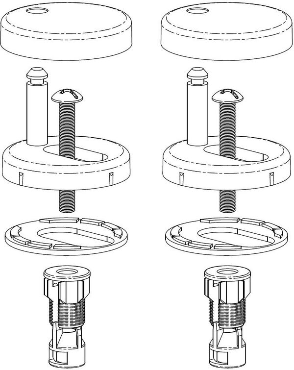 Plug-in de fixation Toto image number 0