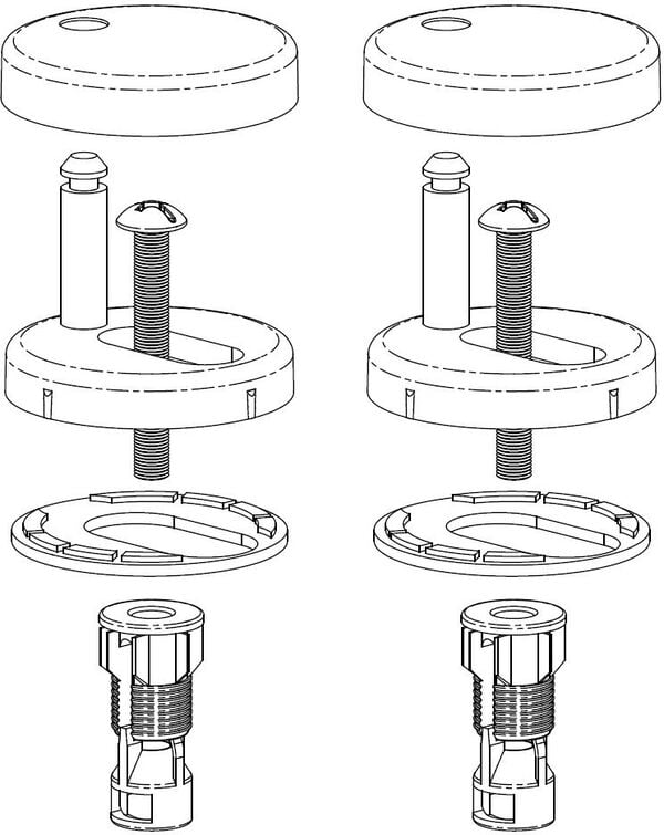 Plug-in de fixation Toto image number 0