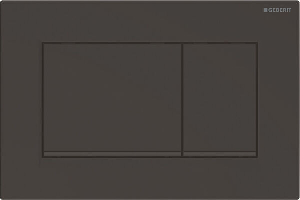 Plaque de d&eacute;clenchement Geberit Sigma20 square Noir mat image number 0