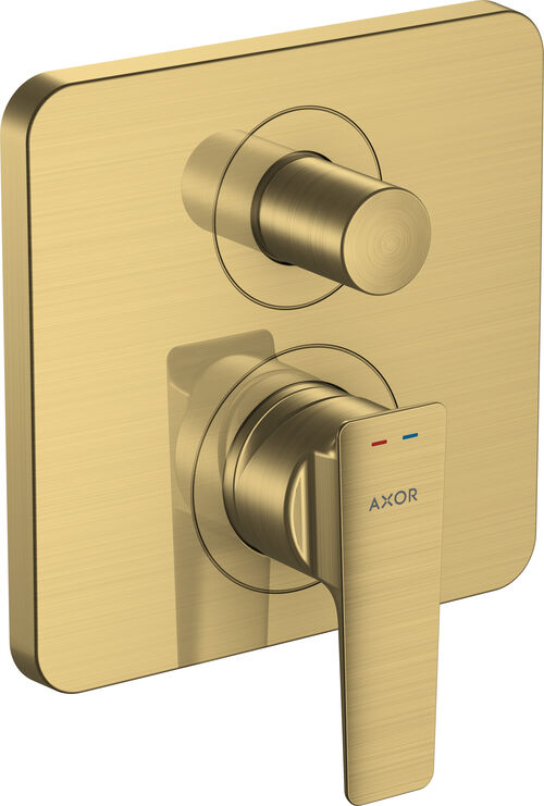Bademischer-Endmontageset Axor Citterio E Brushed red gold
