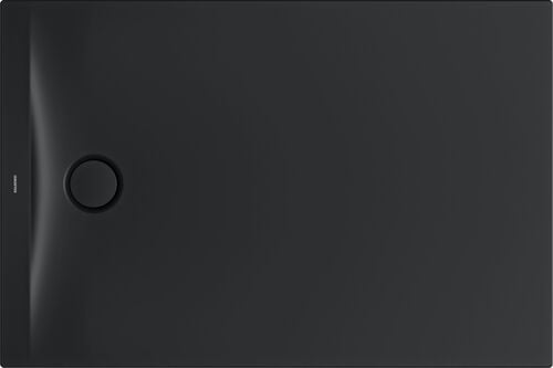 Receveur de douche Kaldewei Calima Noir mat Fond antid&eacute;rapant Invisible Grip
