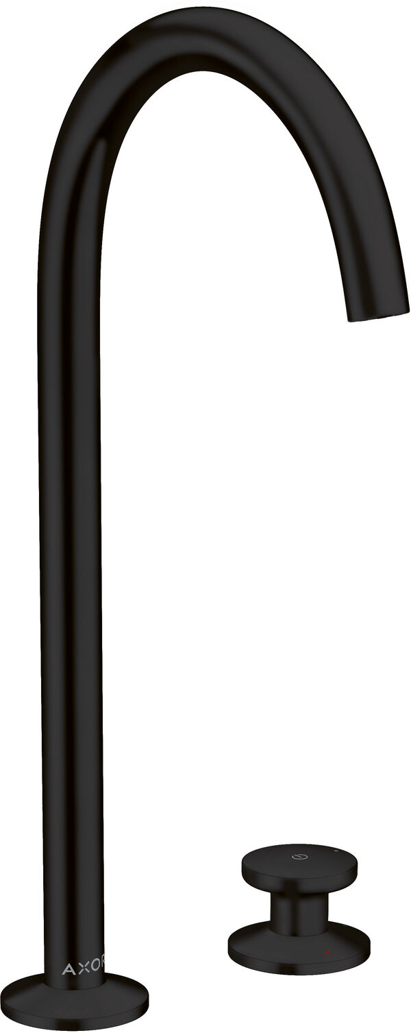 Zweilochbatterie Axor One Select schwarz matt image number 0