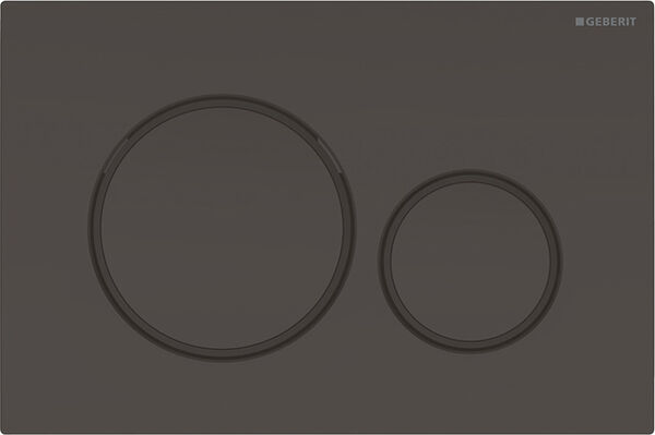 Plaque de d&eacute;clenchement Geberit Sigma20 round Noir RAL 9005 image number 0