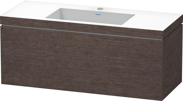 Combinazione lavabo Duravit Vero Air, in legno impiallacciato, larghezza 120 cm, altezza 50 cm, image number 0