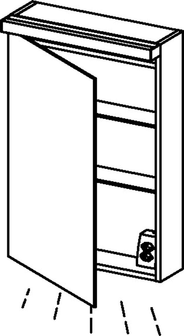 Spiegelschrank Alterna format LED plus Arctic grey image number 0