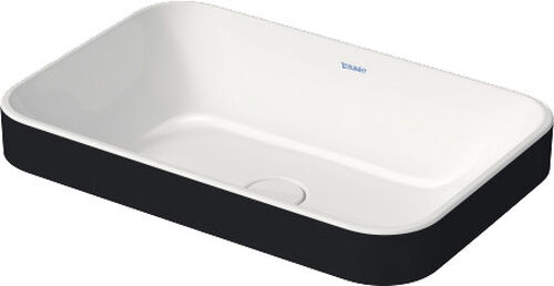 Auflegewaschtisch Duravit Happy D.2 Plus 60 x 40 cm Weiss-anthrazit matt