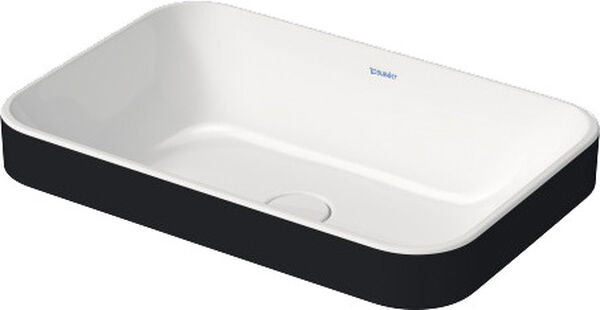 Auflegewaschtisch Duravit Happy D.2 Plus 60 x 40 cm Weiss-anthrazit matt image number 0
