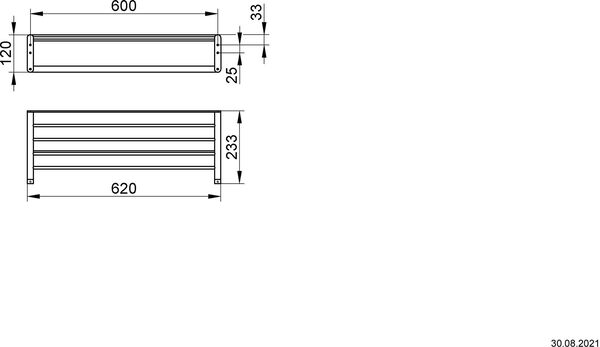 Tablette &agrave; linge de bain Keuco Elegance Chrom&eacute; image number 1