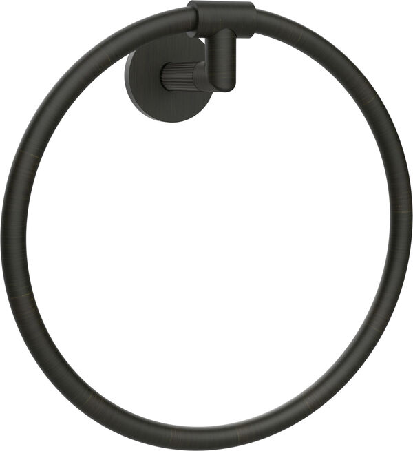 Porte-linge à anneau Gessi Ingranaggio aged bronze image number 0