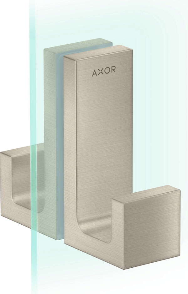 Poign&eacute;e de douche Axor Universal Rectangular Brushed nickel image number 0