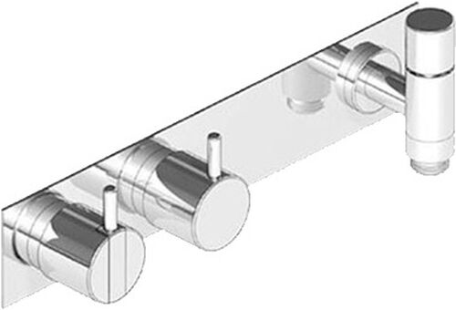 Duschenmischer-Endmontageset Vola Edelstahl matt