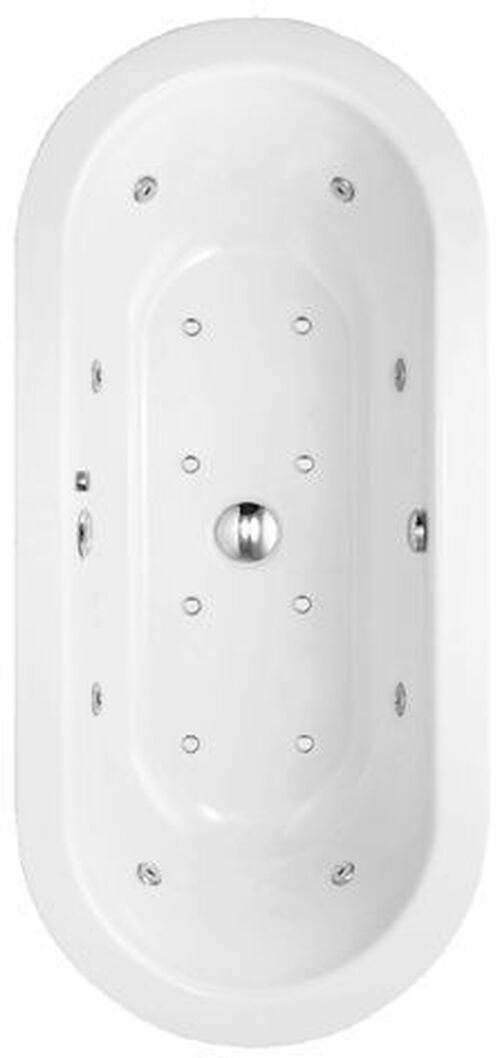 Whirlwanne Schmidlin Starlet Jet+Spa-System weiss Düsen und Garnituren weiss verchromt