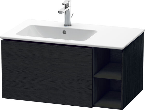 Meuble sous-lavabo Duravit L-Cube Ch&ecirc;ne noir image number 0