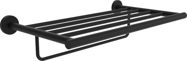 Barre &agrave; linge de bain Laufen Niara Titane noir mat PVD image number 0