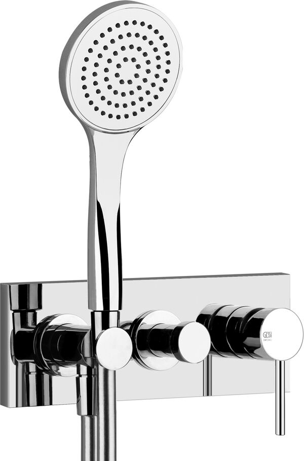 Bade- und Duschenmischer Endmontageset Emporio Via Tortona Verchromt image number 0
