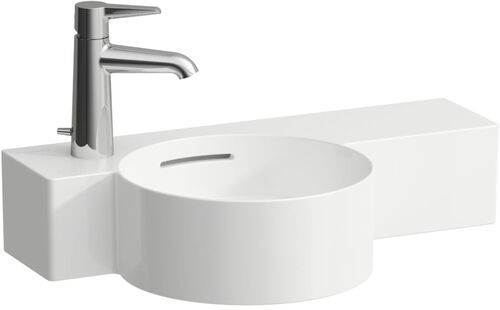Handwaschbecken Laufen Val 55 x 40 cm Weiss