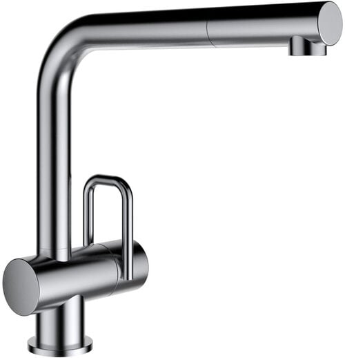 Miscelatore monocomando Laufen Twin Acciaio inossidabile spazzolato