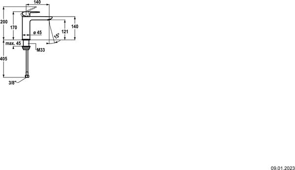 Einlochmischer KWC Ella Chromeline image number 1