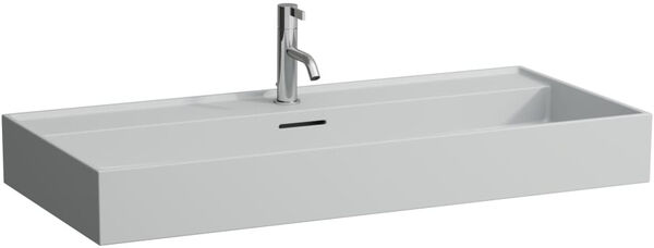 Auflegewaschtisch Laufen Kartell 100 x 46 cm Grau matt image number 0