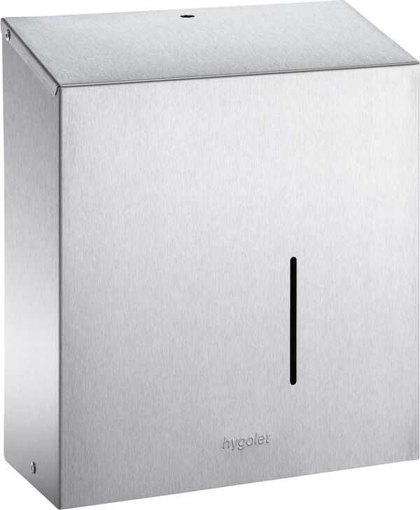 Distributeur d'essuie-mains en papier Hygolet Hygofold Steelline Standard image number 0